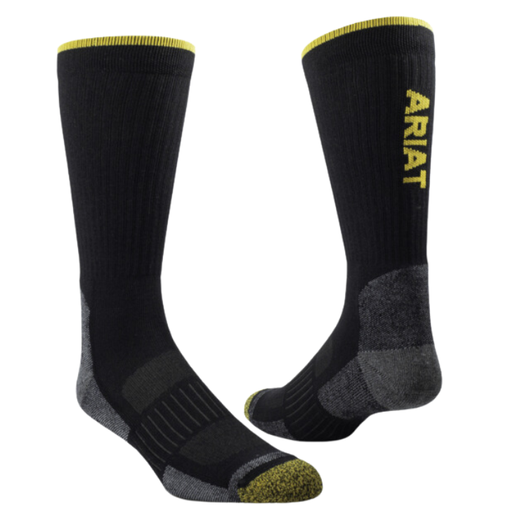 Ariat AR2777-002 TEK Performance Crew Socks 2-Pair