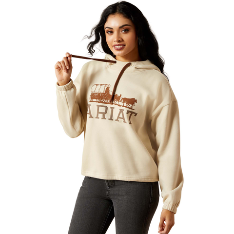 Ariat 10065939 Women's WMS ESSENTIAL HOOD OYSTER GREY