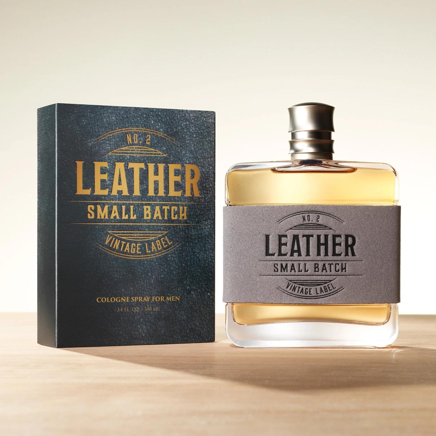 Tru Leather Small Batch No. 2 Cologne 3.4 Oz