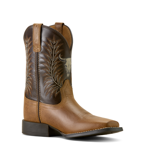 Ariat 10063827 Youth Stampede Western Boot - Desert Brown