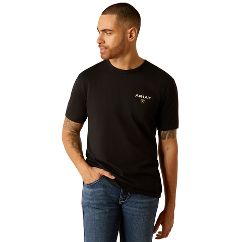 Ariat 10052018 Men's Ariat American Rancher T-Shirt Black