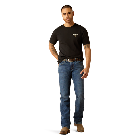 Ariat 10052018 Men's Ariat American Rancher T-Shirt Black