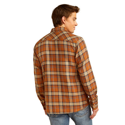 Ariat 10052319 Men's Haiden Retro Fit Shirt Roasted Pecan