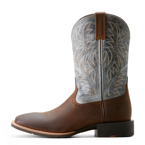 Ariat 10053731 Men's Sport Wide Square Toe Cowboy Boot Earth