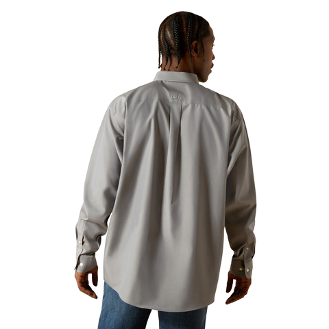 Ariat 10062526 MNS Wrinkle Free Solid Pinpoint Oxford Classic Fit Shirt