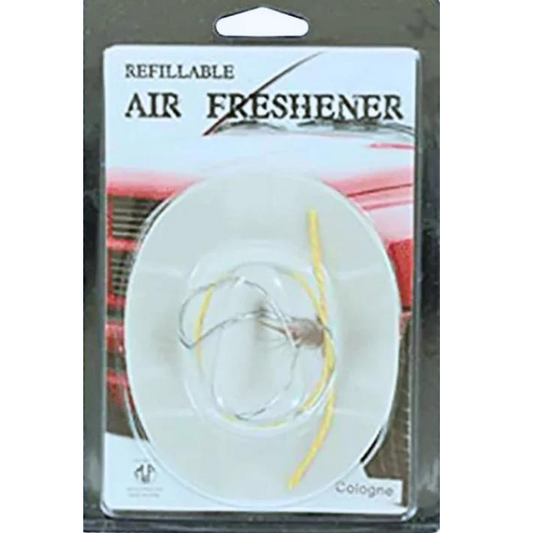 M & F 28500 White Cowboy Hat Air Freshener - Cologne