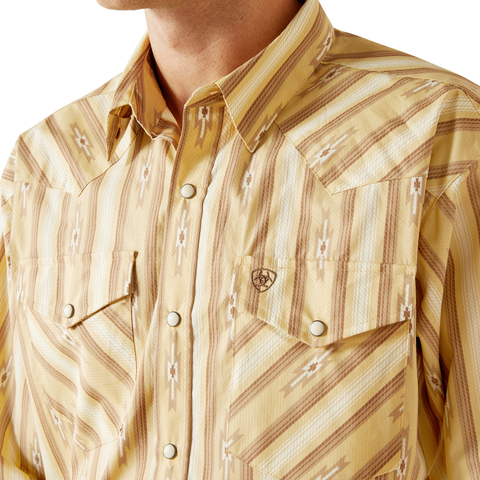 Ariat 10062188 MNS Tommy Classic Fit Shirt - Beige