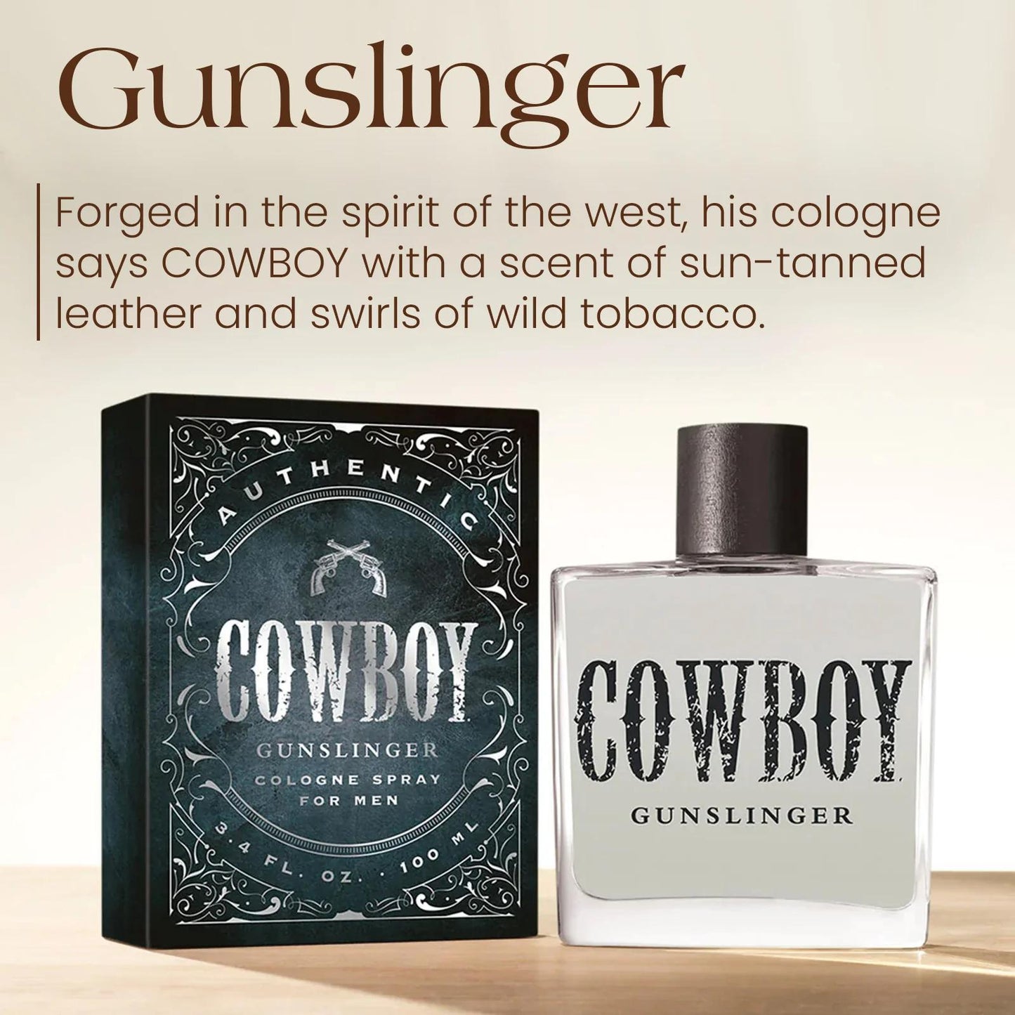 Tru Cowboy Gunslinger Cologne 3.4 Oz