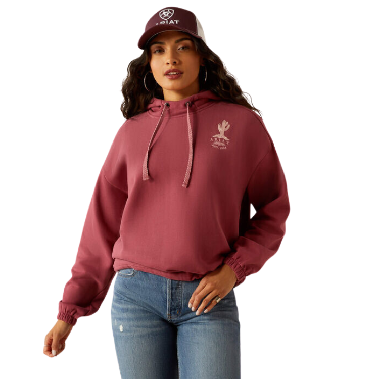 Ariat 10055029 Women's Essential Hoodie Dry Rose