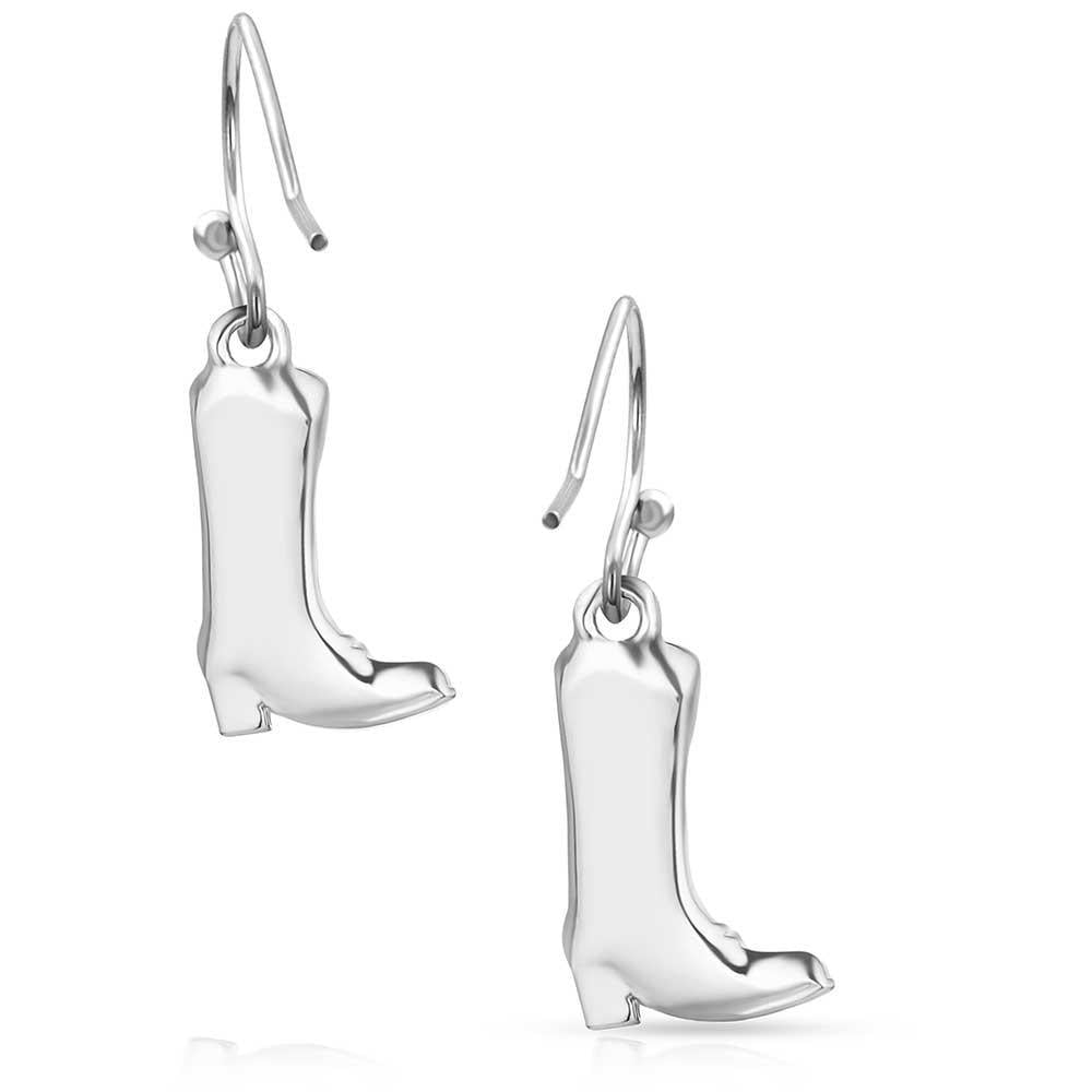 Montana Silversmith ER5866 Sculpted Cowboy Boot Earrings