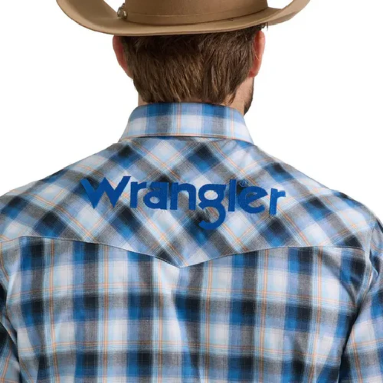 Wrangler 112352383 Long Sleeve Logo Shirt - Buttons