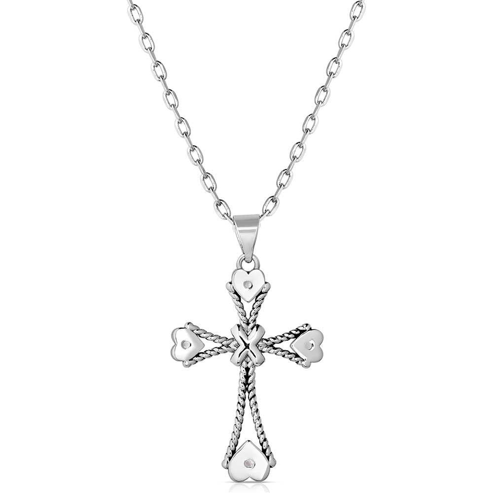 Montana Silversmith NC6040 Faith in my Heart Cross Necklace