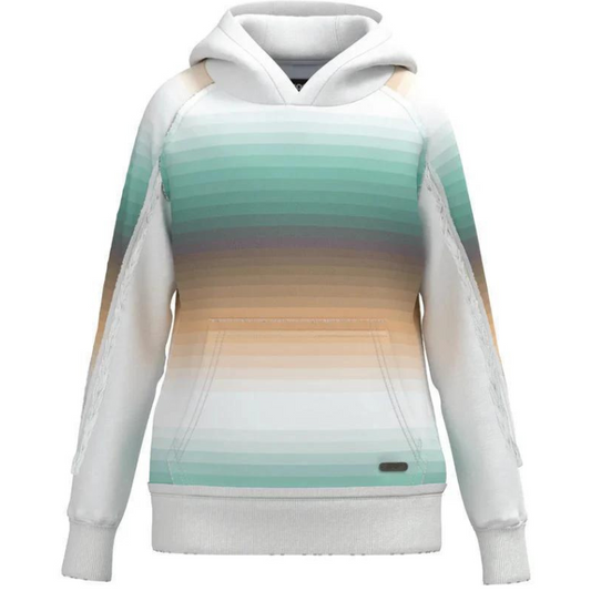 Hooey HH1246SPWH-Y YOUTH HOOEY GIRLS HOODY SERAPE/WHITE