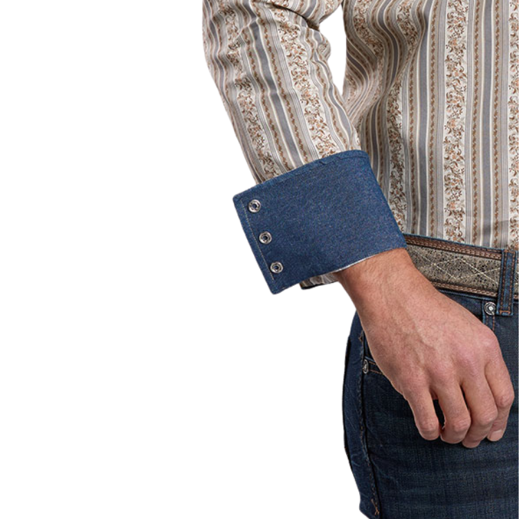 Stetson 11-001-0425-6662 Men's Striped Shirt