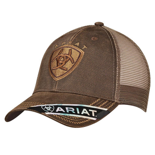 Ariat 1515602 Men's Brown Logo Ball Cap