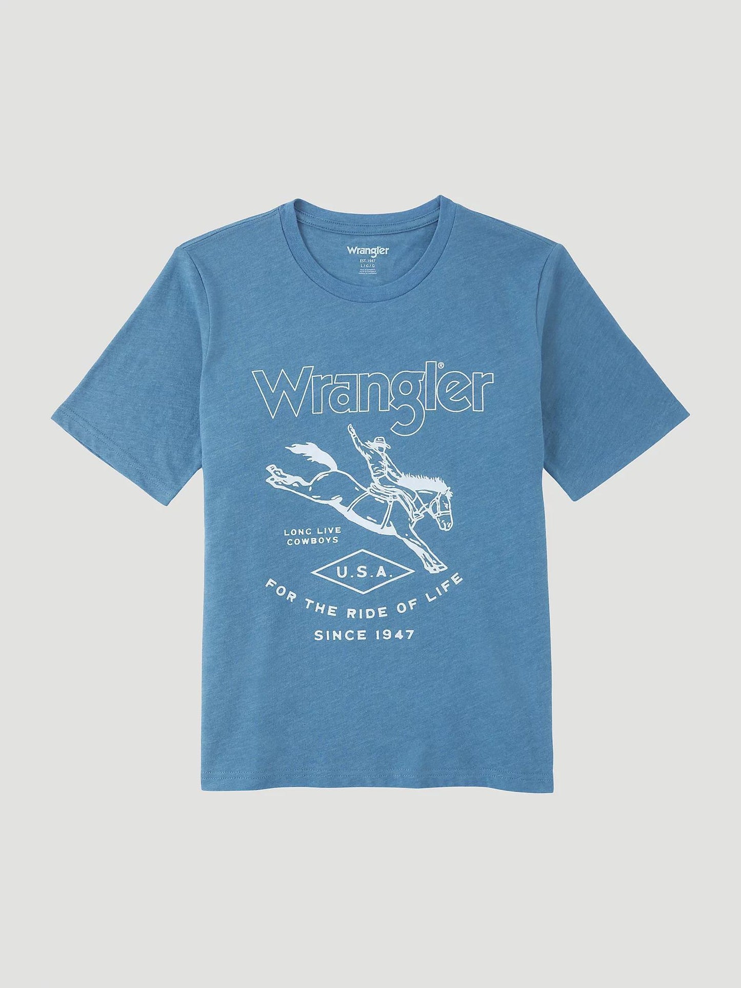 Wrangler® 112347239 Bronc Rider Boys T-Shirt