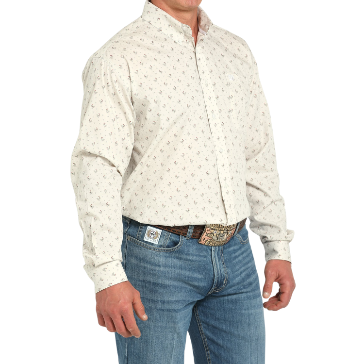 Cinch MTW1105933 MENS L/S PRINT