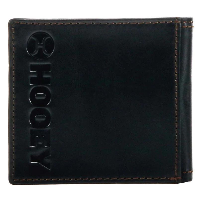 Hooey HBF001 BK  "Hooey Classic" Smooth Black Bifold Wallet