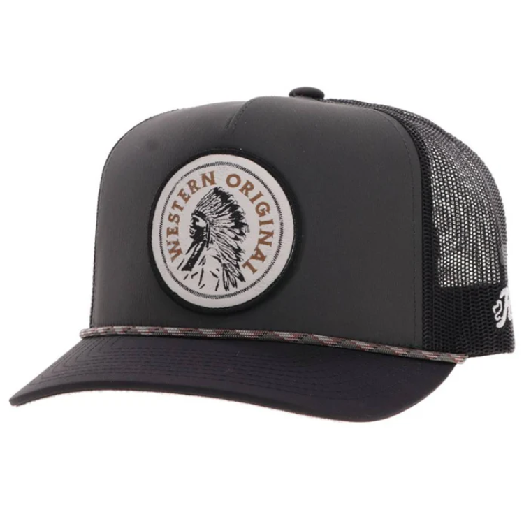 Hooey 2526T-CHBK Quanah Trucker Hat
