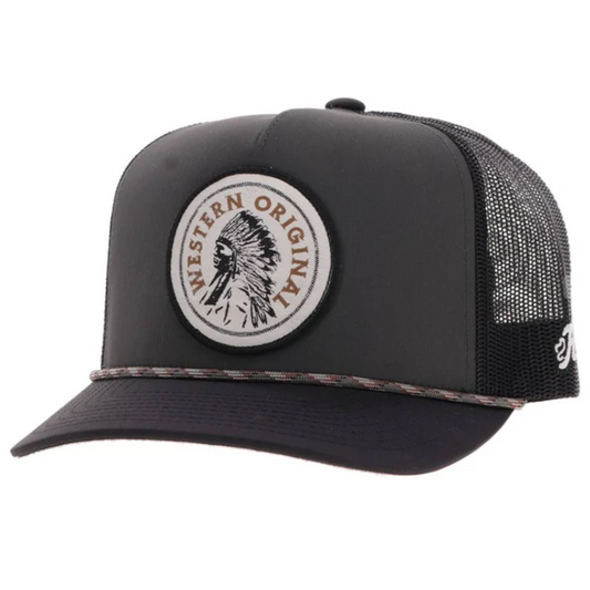 Hooey 2526T-CHBK Quanah Trucker Hat