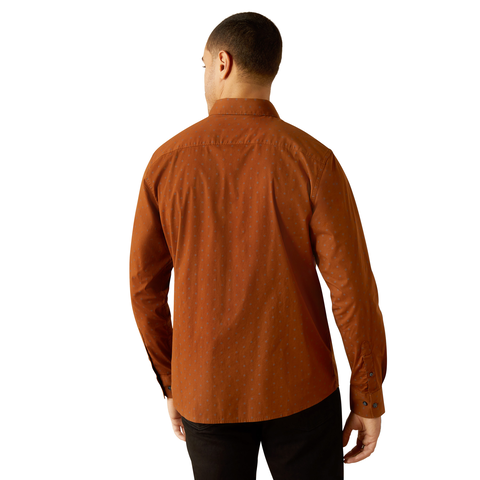 Ariat 10054062 Men's Mickey Modern Fit Shirt Brown