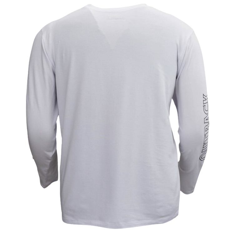 Outback 40291 Unisex Long Sleeve Comfy Tee - White