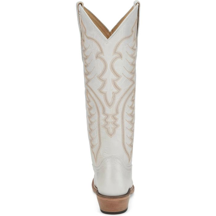 Justin VN4403 Evelyn 15" Western Boots - Vintage Ivory