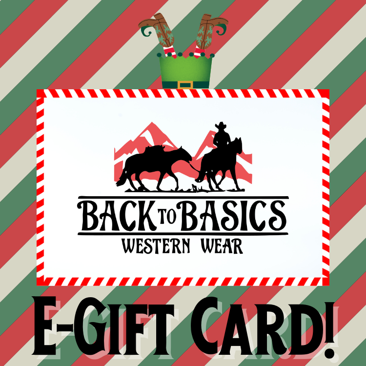 Back to Basic's Western Wear Gift Card