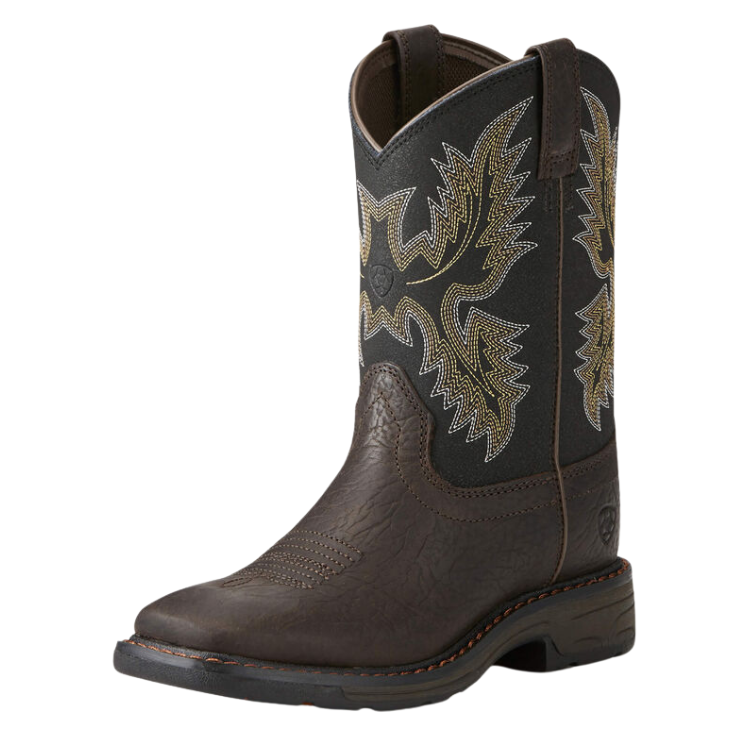 Ariat 10021452 WorkHog Wide Square Toe-Bruin Brown