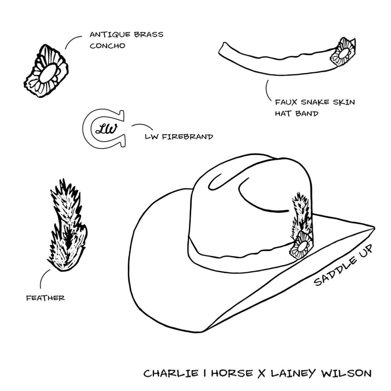 Charlie 1 Horse Saddle Up Lainey Wilson Silverbelly CWSDUP-954061