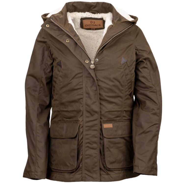 Outback 2185 Women's Adelaide Oilskin Jacket - Bronze