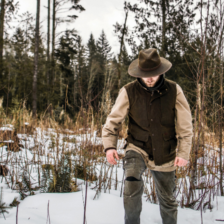 Outback 2049 Men's Deer Hunter Vest - Bronze