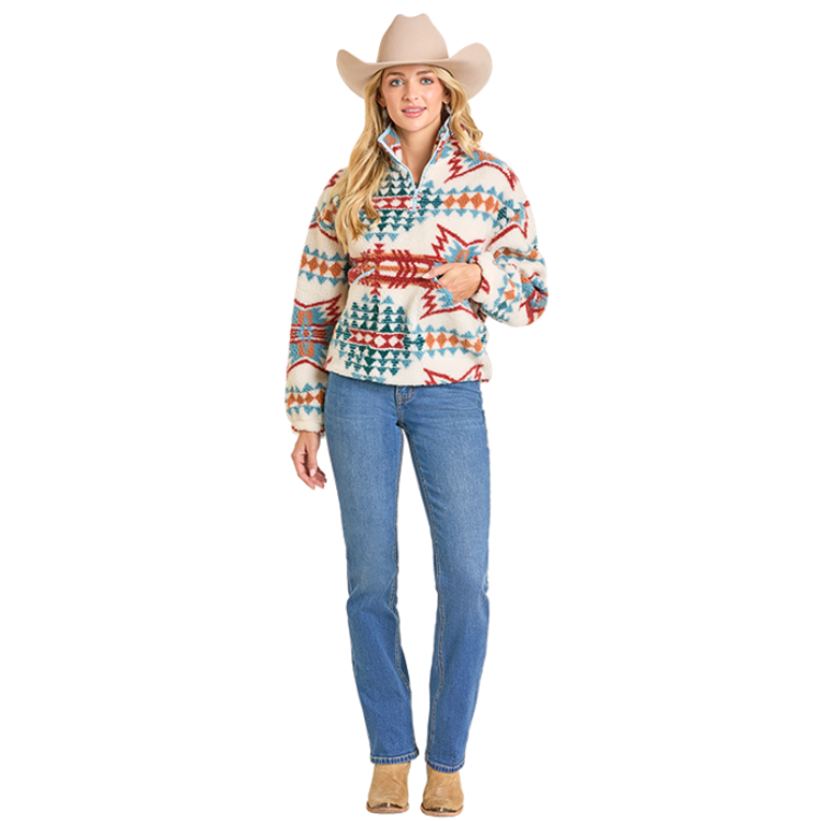 Rock & Roll BW91C07014 Aztec Print Sherpa