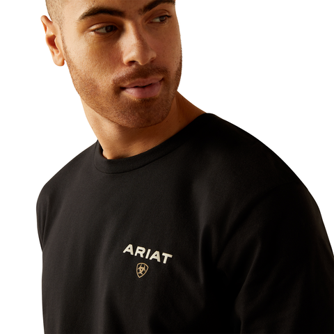 Ariat 10052018 Men's Ariat American Rancher T-Shirt Black