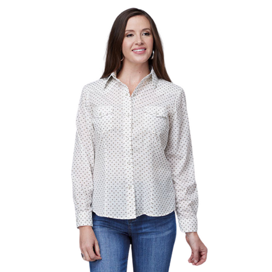 Roper 01-050-0019-4063 WOMENS L/S SHIRT SNAP PRINT