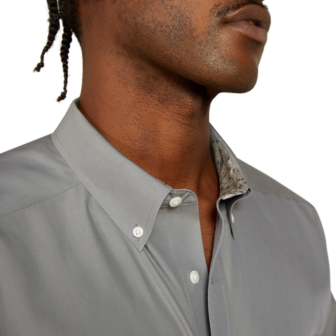 Ariat 10062526 MNS Wrinkle Free Solid Pinpoint Oxford Classic Fit Shirt