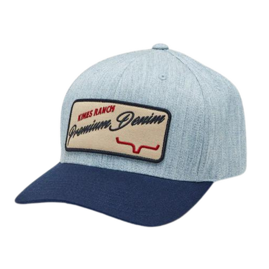 Kimes Ranch Premium Denim Hat Blue Heather