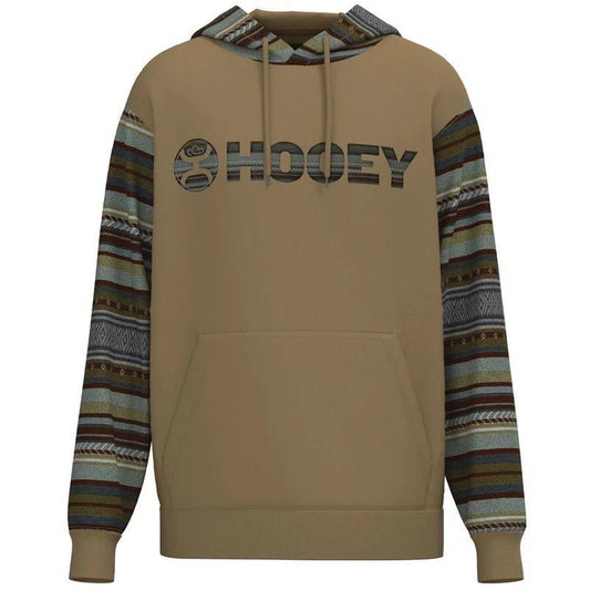 Hooey HH1232BRSP "LOCK-UP" BROWN/ AZTEC HOODY