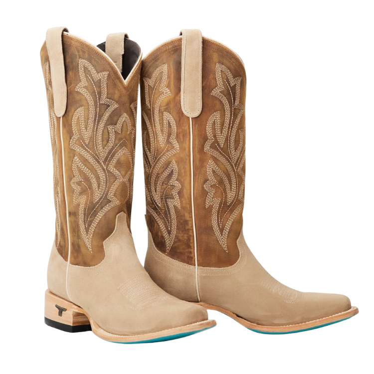 Lane LB0396I Saratoga Square-Latte Suede & Burnt Caramel