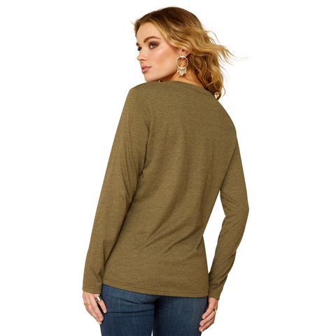 Ariat 10052547 Women's Ariat AG Heritage Long Sleeve Military Heather