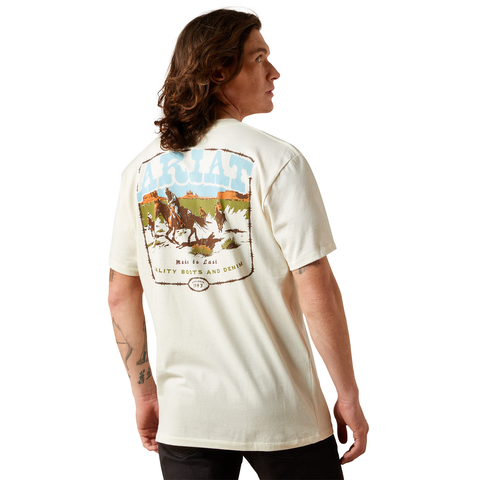 Ariat 10065901 Men's MNS ARIAT PULP WESTERN SS TSHRT TRTL