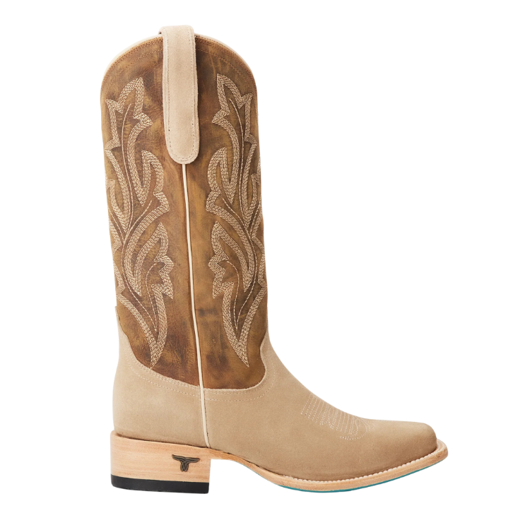 Lane LB0396I Saratoga Square-Latte Suede & Burnt Caramel