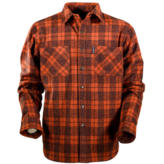 Outback 42667 Men's Clyde Big Shirt - Burnt Orange