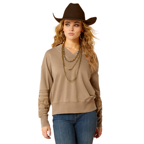 Ariat 10052649 Women's Marsh Sweatshirt Brindle