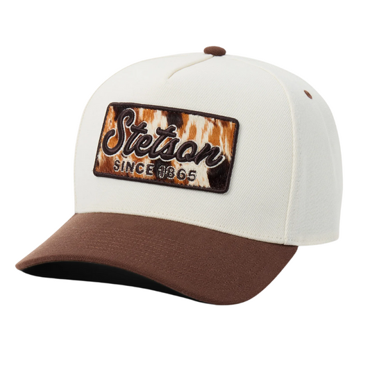 Stetson 07-077-0102-0133 Hair On Hide Patch W/Emb Ball Cap